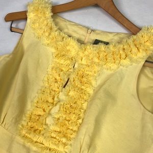 Taylor Yellow Sheath Dress